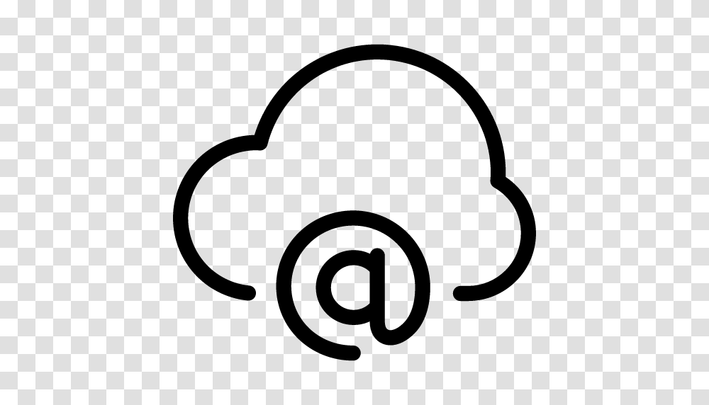 Cloud Email Icon Line Iconset Iconsmind, Gray, World Of Warcraft Transparent Png