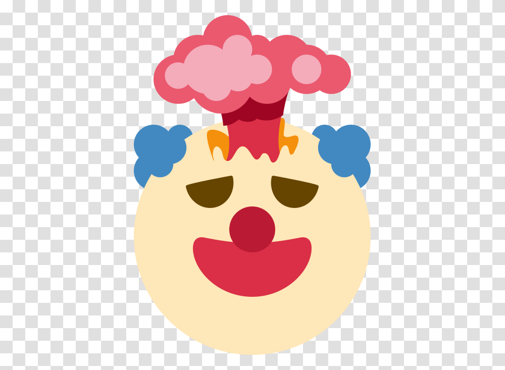 Cloud Emoji Discord Clown Emoji, Performer, Food, Crowd, Outdoors Transparent Png