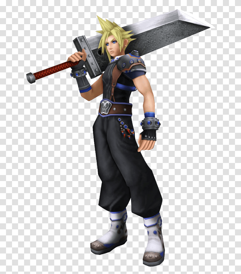 Cloud Final Fantasy, Costume, Person, Human, Gun Transparent Png