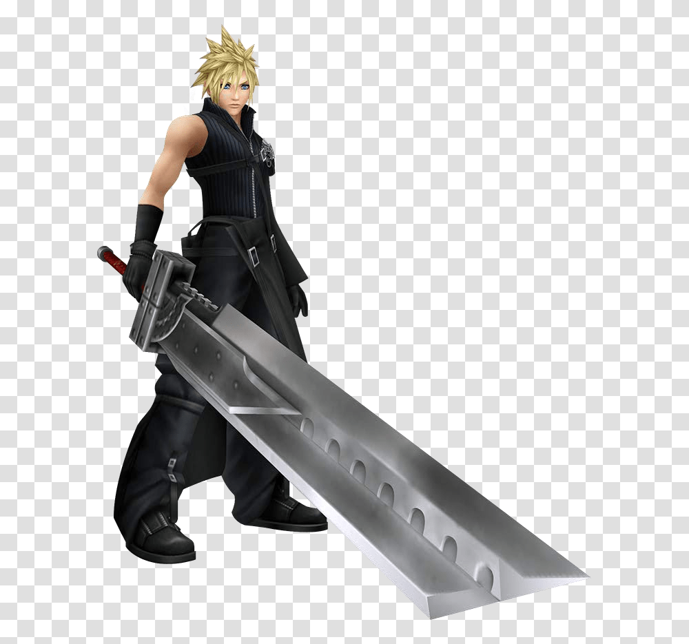 Cloud Final Fantasy Image With Cloud Strife, Person, Human, Clothing Transparent Png