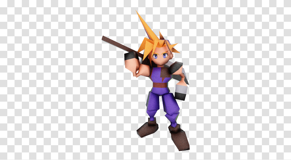 Cloud Final Fantasy Vii Strife Figurine, Toy, Doll, Person, Human Transparent Png