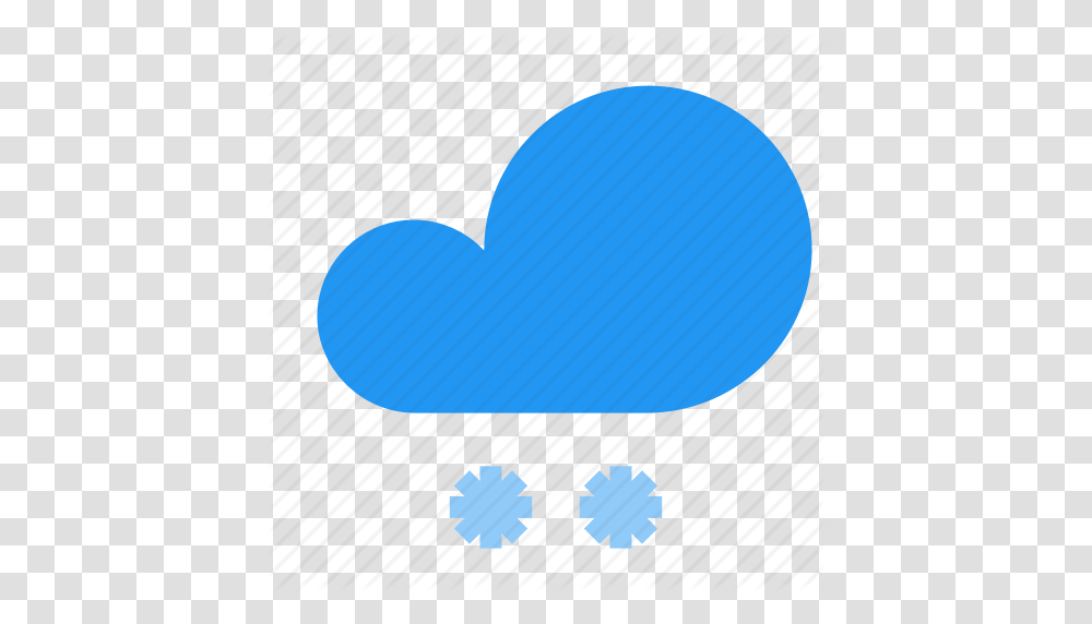 Cloud Forecast Frost Snow Snowfall Weather Icon, Heart, Label, Balloon Transparent Png