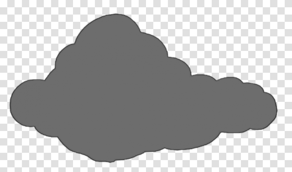 Cloud Grey Gray Dark Sky Weather Remix Shape, Silhouette, Mammal, Animal, Wildlife Transparent Png