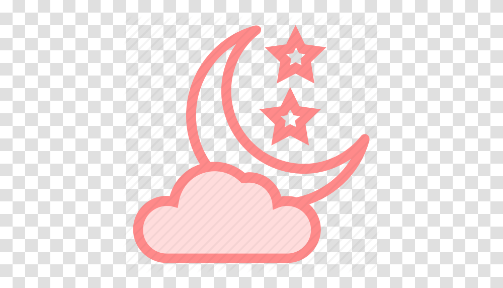 Cloud Halloween Moon Night Sky Staricon Icon, Star Symbol, Flag Transparent Png