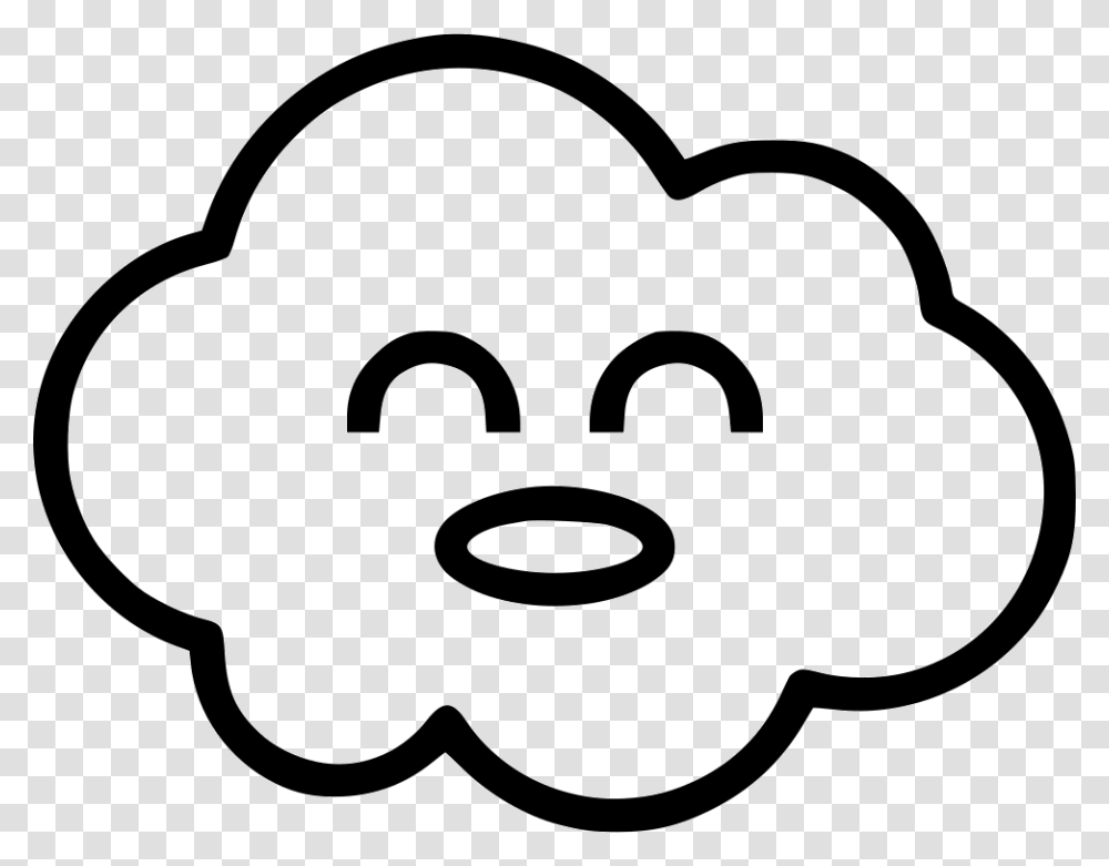 Cloud Happy Kid Cloud With Face, Stencil, Sunglasses, Accessories, Accessory Transparent Png