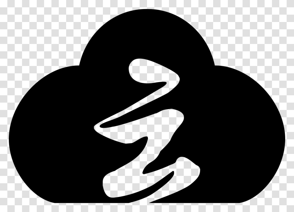 Cloud Hosting, Silhouette, Label, Stencil Transparent Png