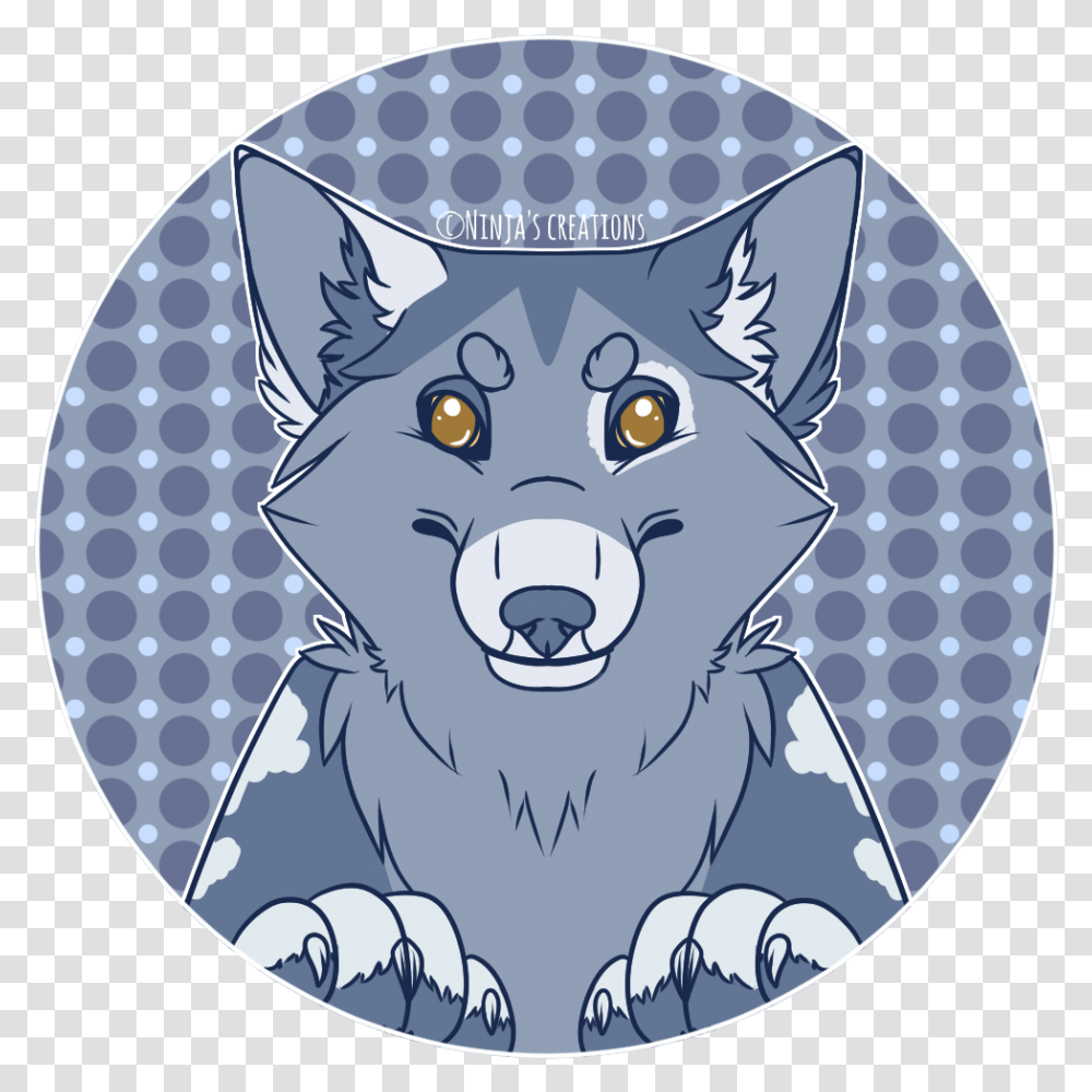 Cloud Icon By Ninja296 Fur Affinity Dot Net Plate, Wolf, Mammal, Animal, Dog Transparent Png