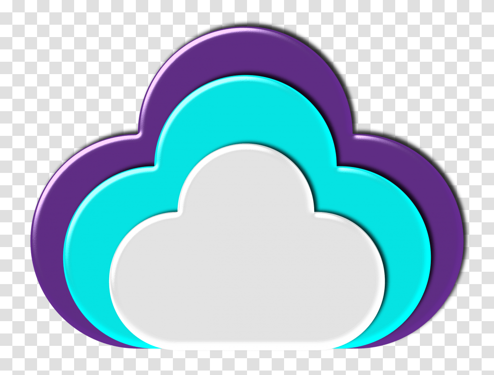 Cloud Icon Icons, Purple, Light Transparent Png