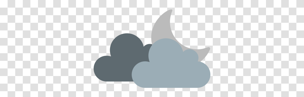 Cloud Icon Of Flat Style Available In Svg Eps Ai Weather Icons Cloudy Moon, Animal, Mammal Transparent Png