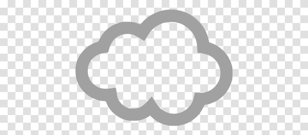 Cloud Icons Images Icon Nuage, Stencil, Heart, Text, Symbol Transparent Png