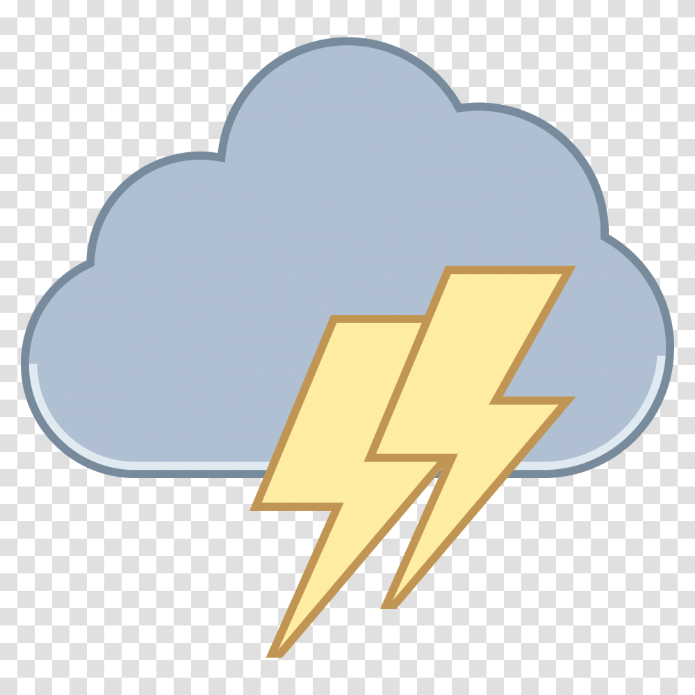 Cloud Lightning Icon, Outdoors, Nature Transparent Png