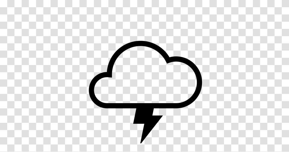 Cloud Lightning Power Bolt Sky Cloud Icon With And Vector, Gray, World Of Warcraft Transparent Png