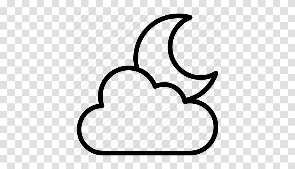 Cloud Moon Night Sky Icon, Plant, Food, Outdoors Transparent Png