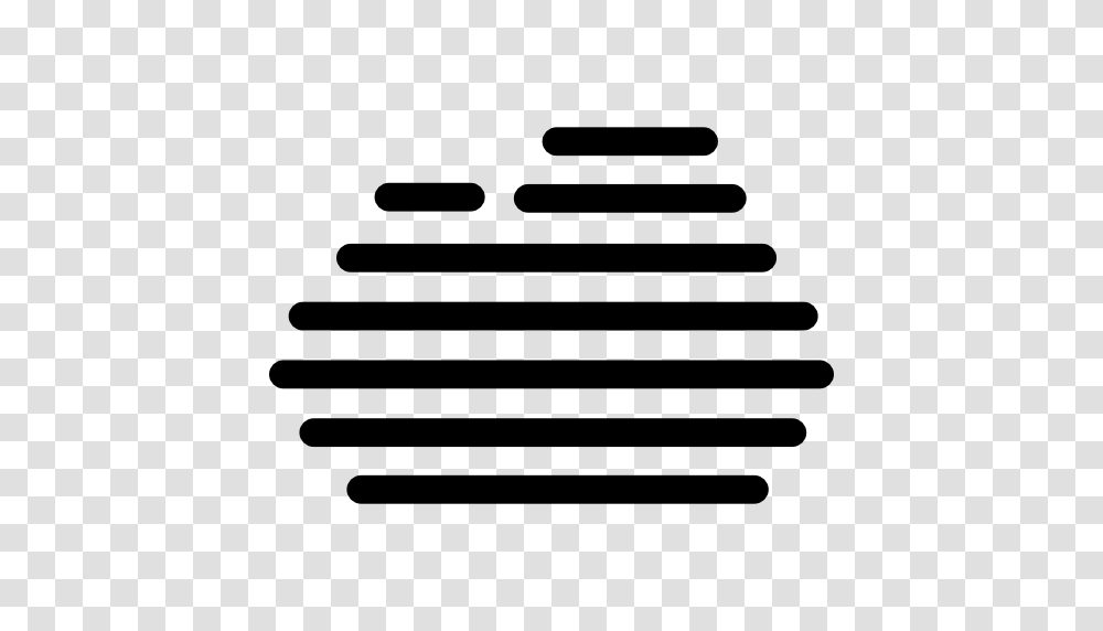 Cloud Of Horizontal Lines Weather Symbol, Silhouette, Oars, Stencil Transparent Png