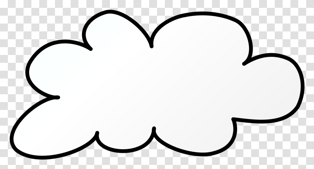 Cloud Outline Clipart Full Size Clipart 24202 Pinclipart Cloud Clipart No Outline, Heart, Stencil, Symbol, Mustache Transparent Png
