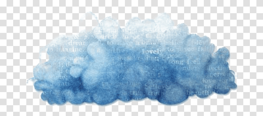Cloud Painting Clip Art Hand Painted Material Watercolor Cloud, Nature, Outdoors, Snow Transparent Png