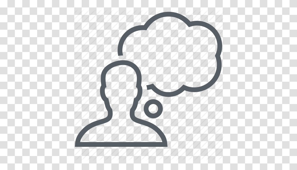 Cloud People Person Thinking Icon, Security, Swing, Toy Transparent Png