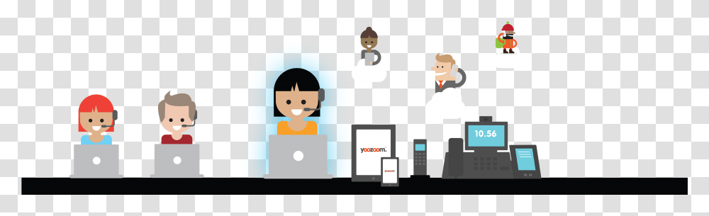 Cloud Phone System Cartoon, Electronics, Computer, Word Transparent Png