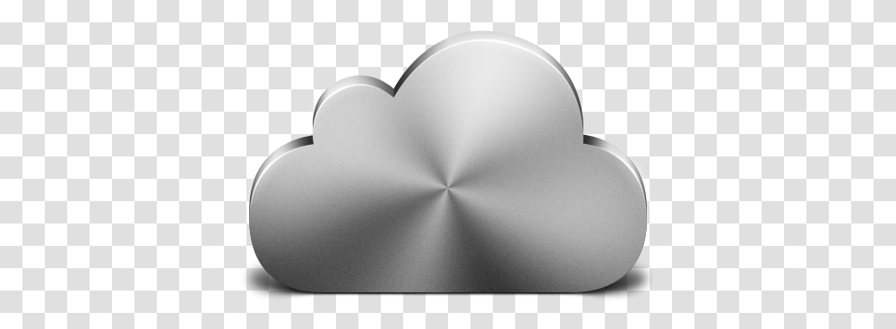 Cloud Plain Silver Icon Silver Cloud Icon, Cushion, Lamp, Pillow, Heart Transparent Png