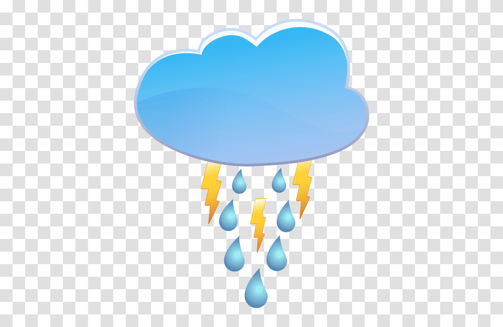 Cloud Rain And Thunder Weather Icon, Lamp, Animal, Sea Life, Invertebrate Transparent Png