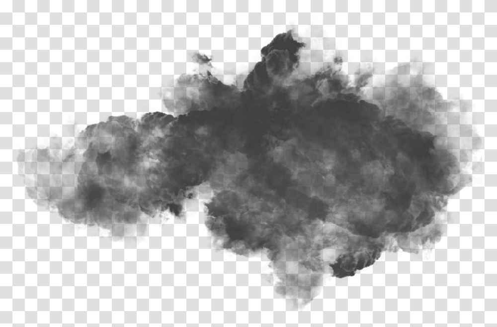 Cloud Right Black Smoke, Nature, Outdoors, Silhouette, Weather Transparent Png