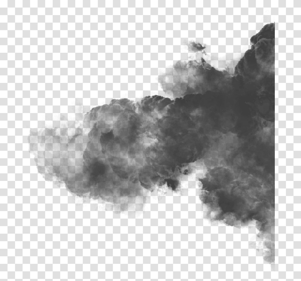 Cloud Right Black Smoke, Silhouette, Nature, Outdoors, Astronomy Transparent Png