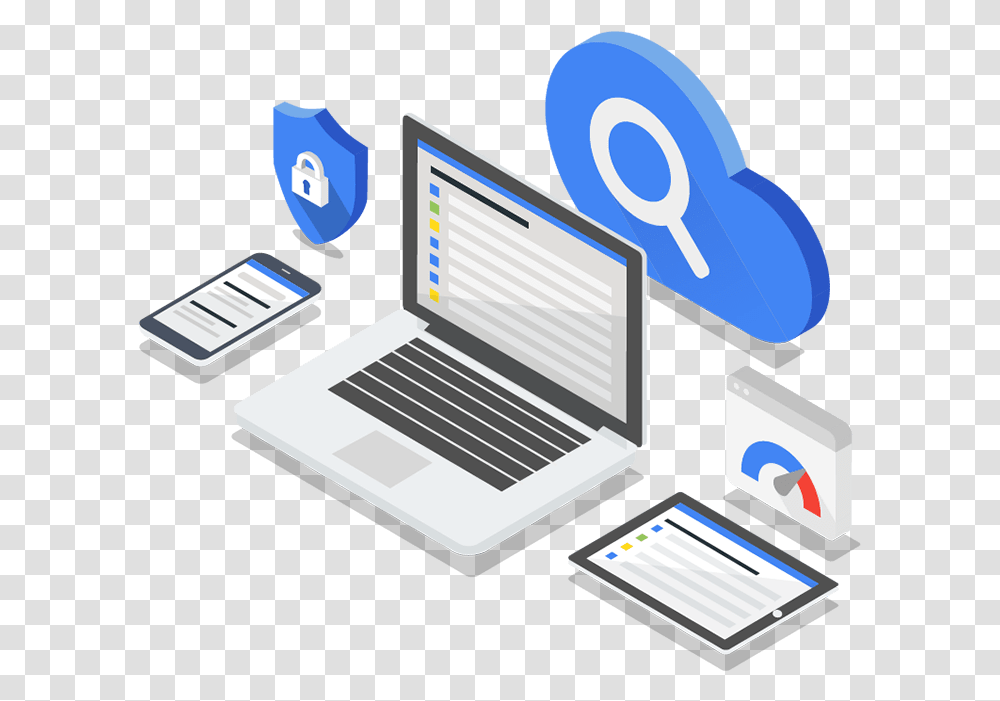 Cloud Search Google Developers Google Illustrations Data, Laptop, Pc, Computer, Electronics Transparent Png