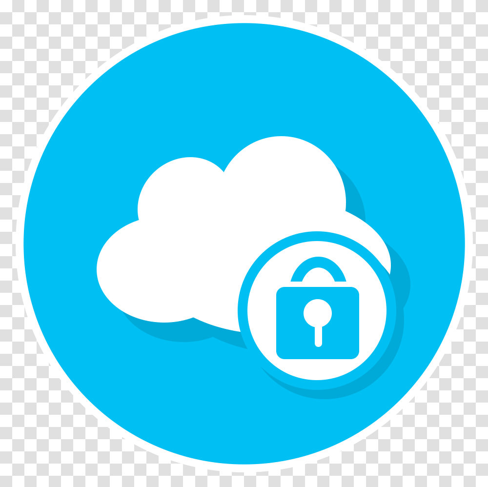 Cloud Security Icon Twitter, Light, Flare Transparent Png