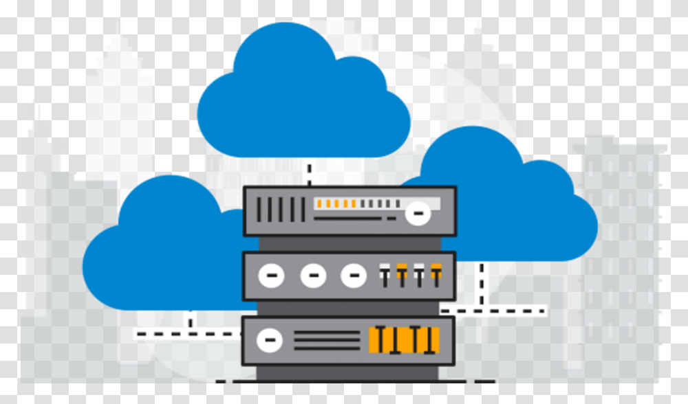 Cloud Server Cartoon, Computer, Electronics, Hardware, Pc Transparent Png