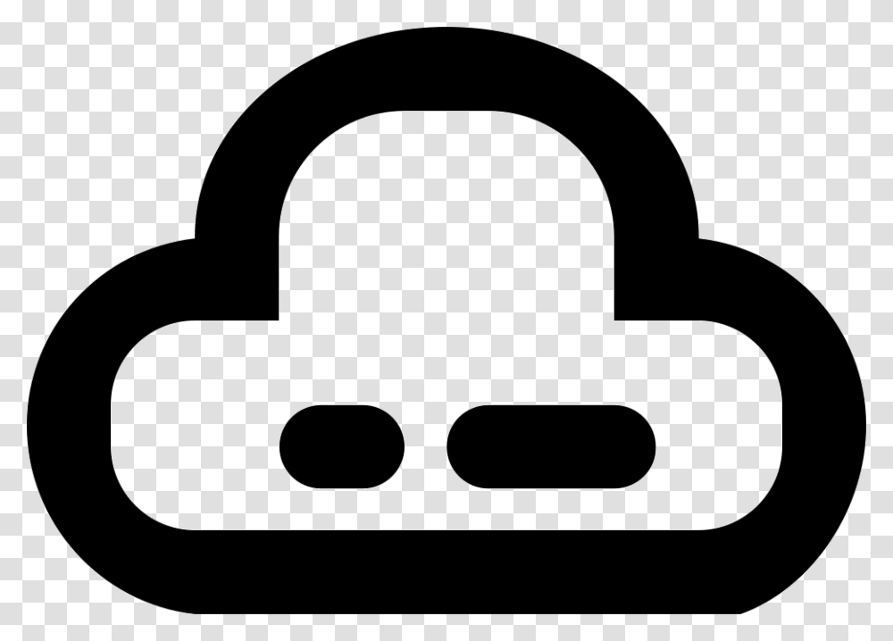 Cloud Server Icon, Stencil, Logo, Trademark Transparent Png