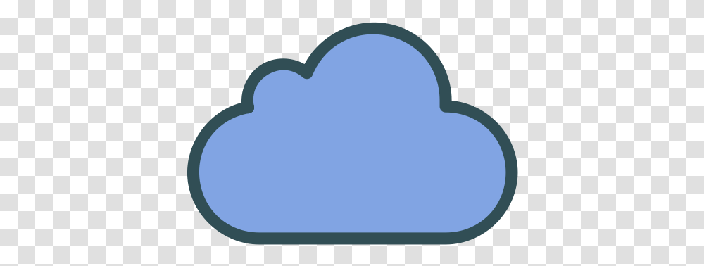 Cloud Shape Sky Storage Internet Icon, Cushion, Outdoors, Nature, Mat Transparent Png