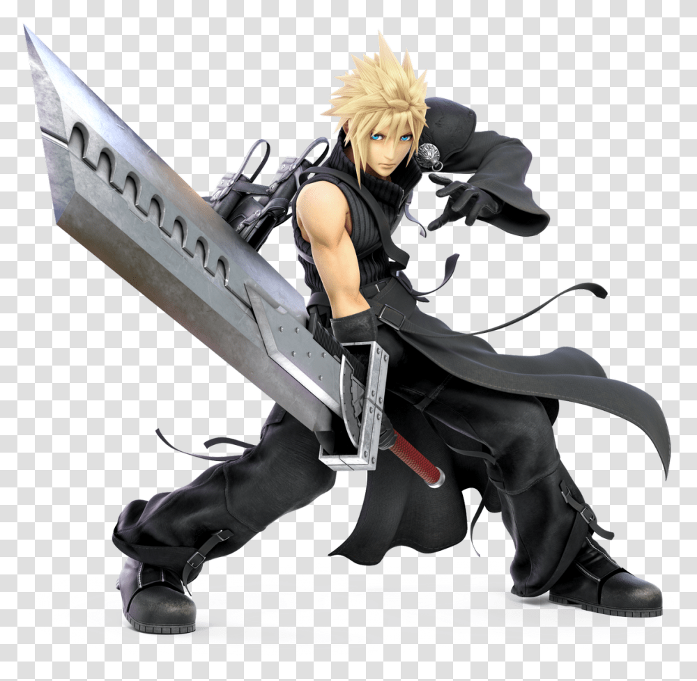 Cloud Smash Bros Ultimate, Person, Human, Final Fantasy, Ninja Transparent Png