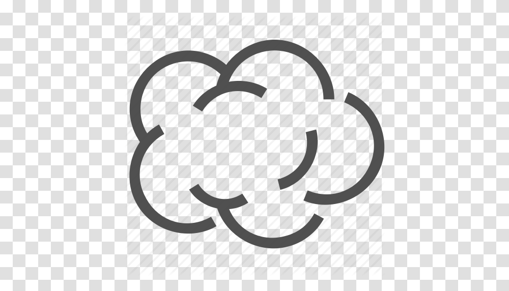 Cloud Smoke Icon, Heart, Stencil Transparent Png