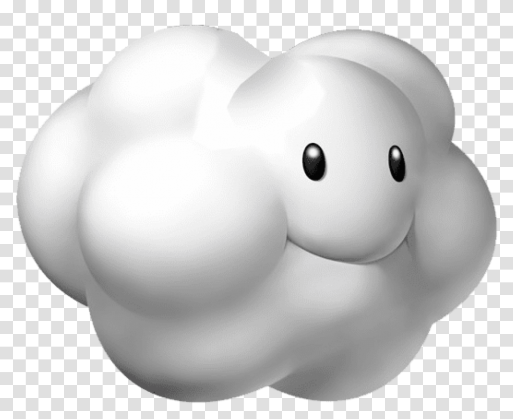 Cloud Storage For Wii U Mario Cloud, Figurine, Snowman, Winter, Outdoors Transparent Png