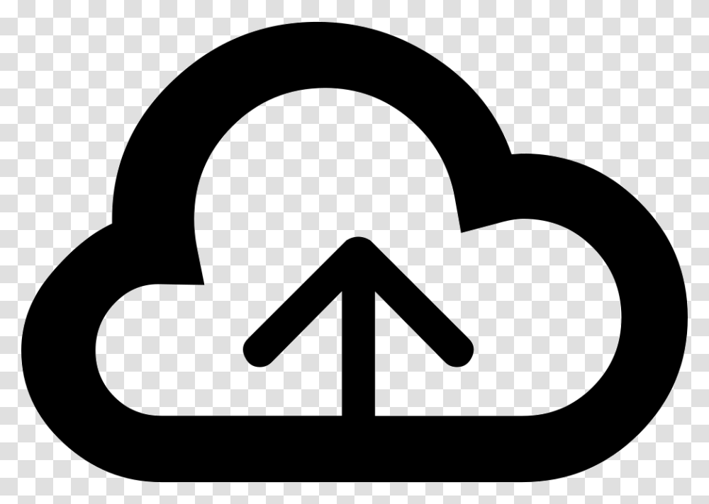 Cloud Storage Outline Sign, Logo, Trademark, Hammer Transparent Png