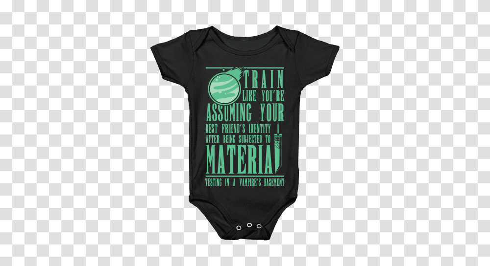 Cloud Strife Baby Onesies Lookhuman, Apparel, T-Shirt Transparent Png