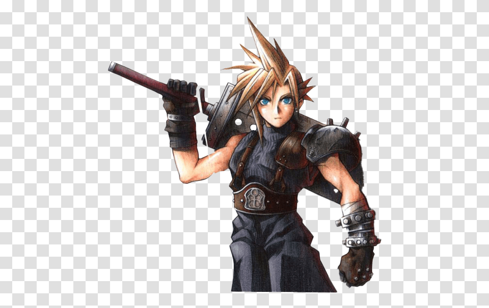 Cloud Strife Free Image Final Fantasy 7 Avatar, Person, Human, Manga, Comics Transparent Png