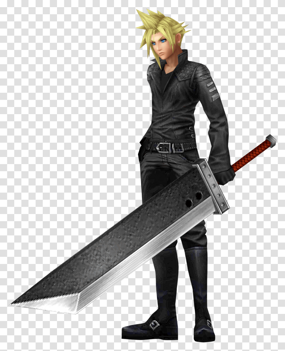 Cloud Strife Hd Image Cloud Strife Background, Person, Human, Weapon, Weaponry Transparent Png