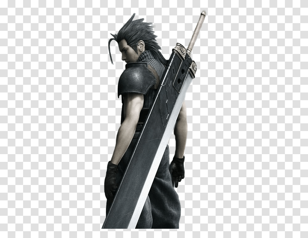 Cloud Strife Picture All Buster Sword 3d Print, Clothing, Person, Quiver, Strap Transparent Png