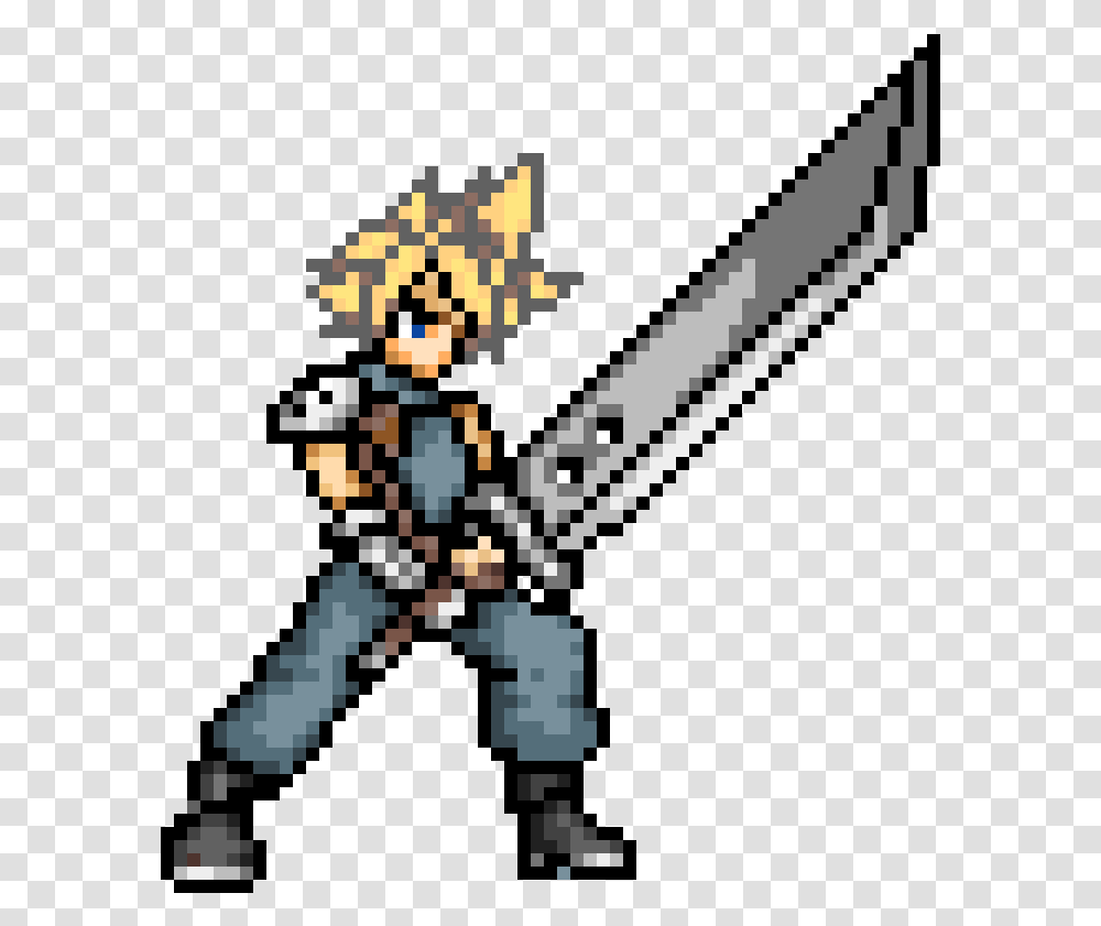 Cloud Strife, Weapon, Blade, Knight, Sword Transparent Png