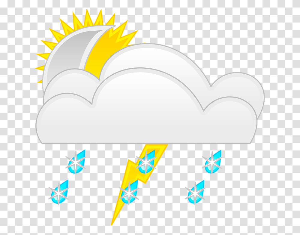 Cloud Sun Moon Free Vector Graphic On Pixabay Weather Icons Clipart Gif, Graphics, Hammer, Tool, Symbol Transparent Png