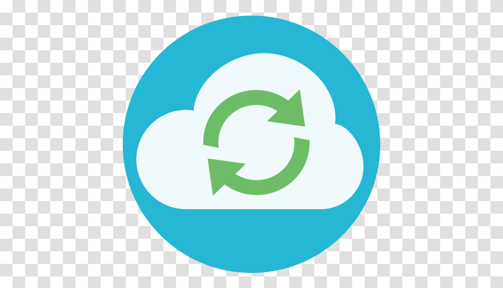 Cloud Sync Synced Synchronize Icon Synchronize Icon, Recycling Symbol, Logo, Trademark, Number Transparent Png
