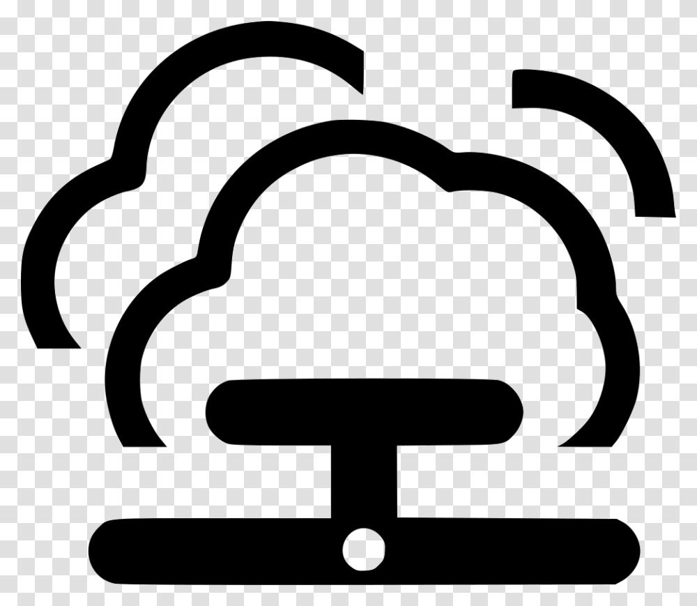 Cloud System Cloud System Icon, Stencil, Hammer, Tool Transparent Png