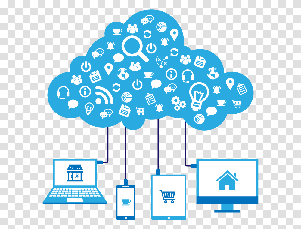 Cloud Technology Cloud Computing, Laptop, Pc, Computer, Electronics Transparent Png