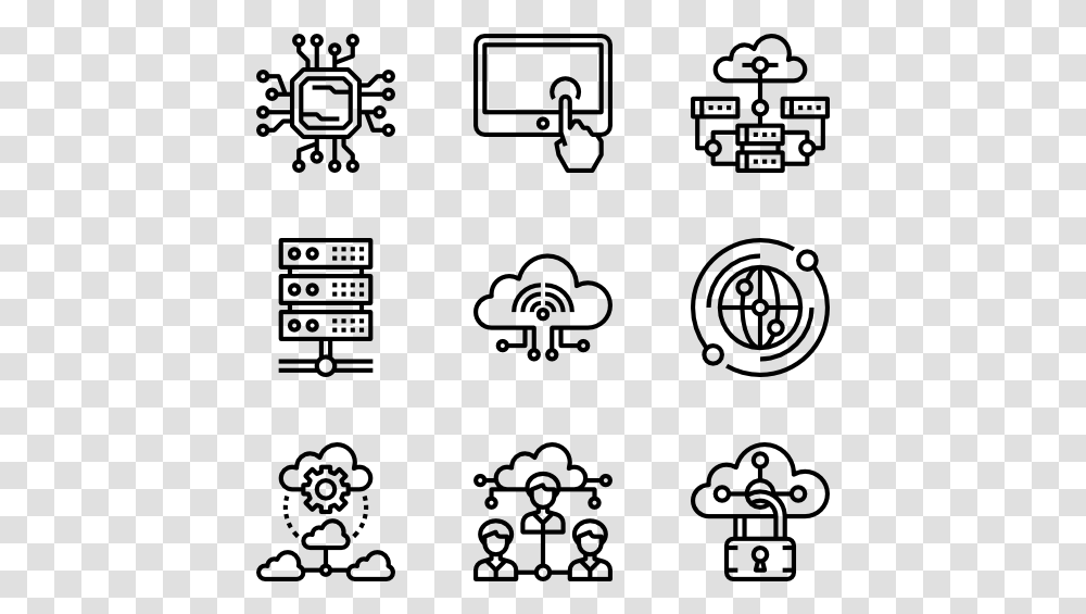 Cloud Technology Hobbies Icon, Gray, World Of Warcraft Transparent Png