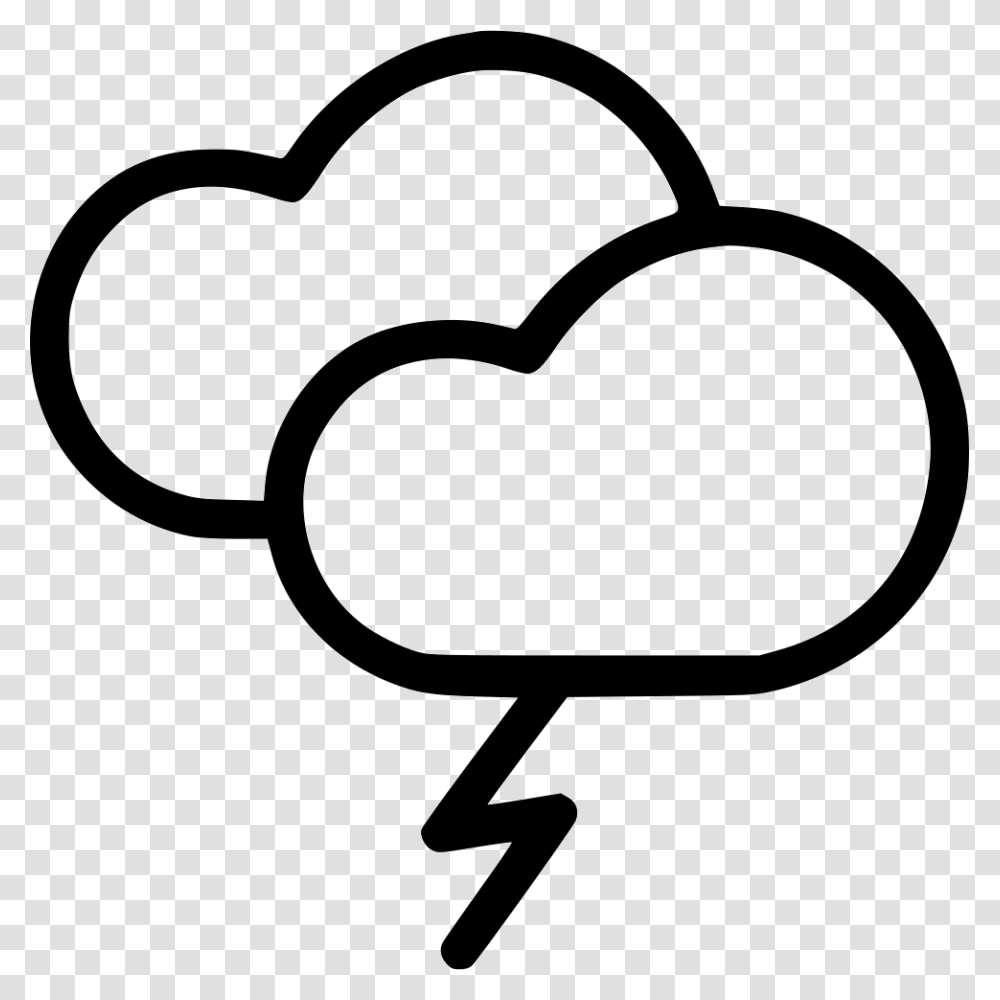 Cloud Thunder Lightning Weather Comments Rain Fall Clipart, Heart, Stencil, Sunglasses, Accessories Transparent Png
