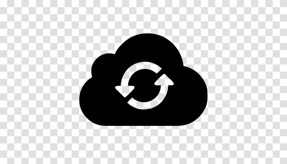 Cloud Update Monochrome Fill Icon With And Vector Format, Gray, World Of Warcraft Transparent Png