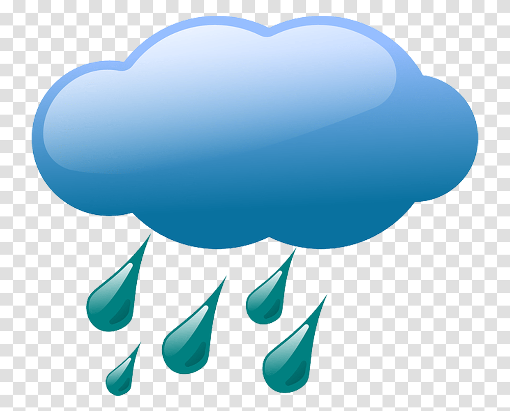 Cloud Weather Rain Rainfall Rainclouds Raincloud Weather Symbols Rain, Balloon, Toothpaste Transparent Png