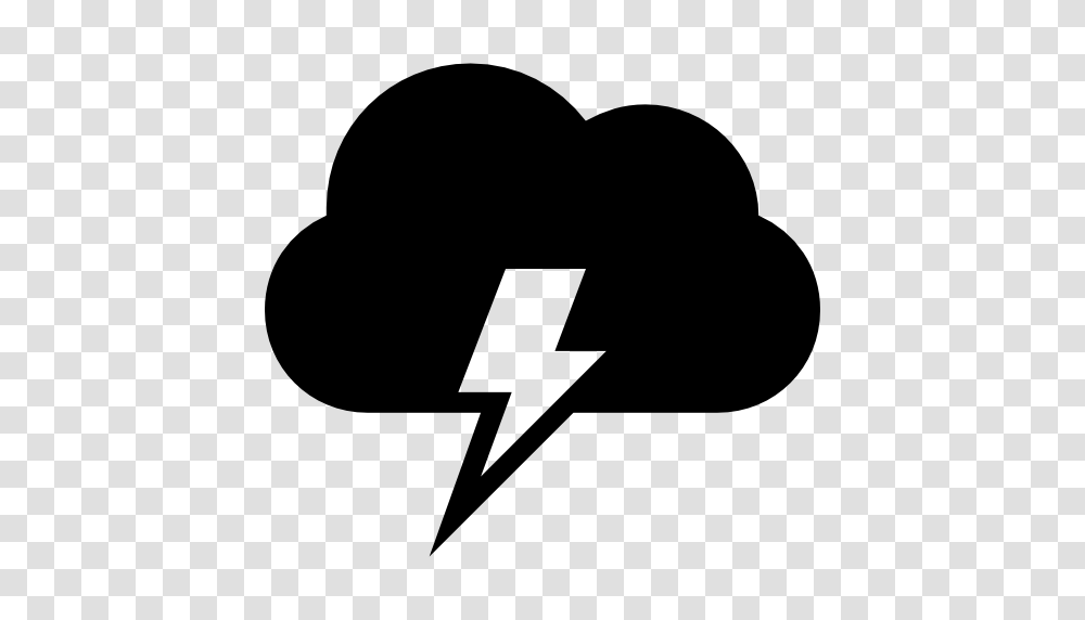Cloud With Electrical Lightning Bolt Weather Storm Symbol, Gray, World Of Warcraft Transparent Png