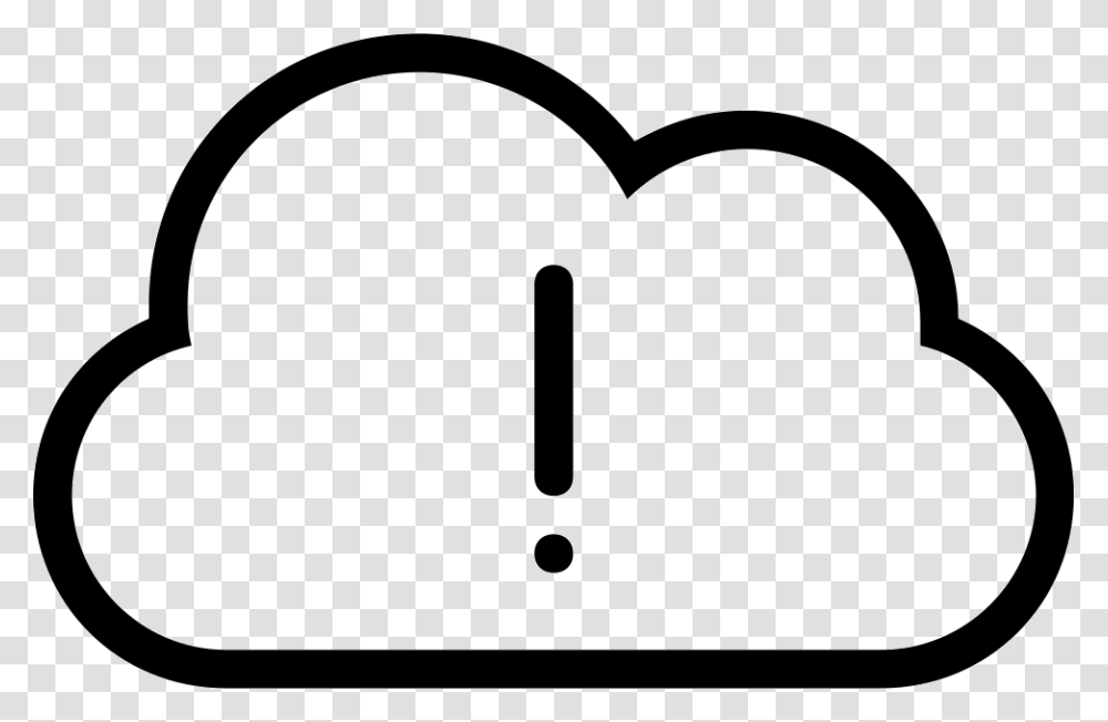 Cloud With Exclamation Sign Inside Stroke Weather Warning Wind Symbol, Number, Sunglasses, Accessories Transparent Png